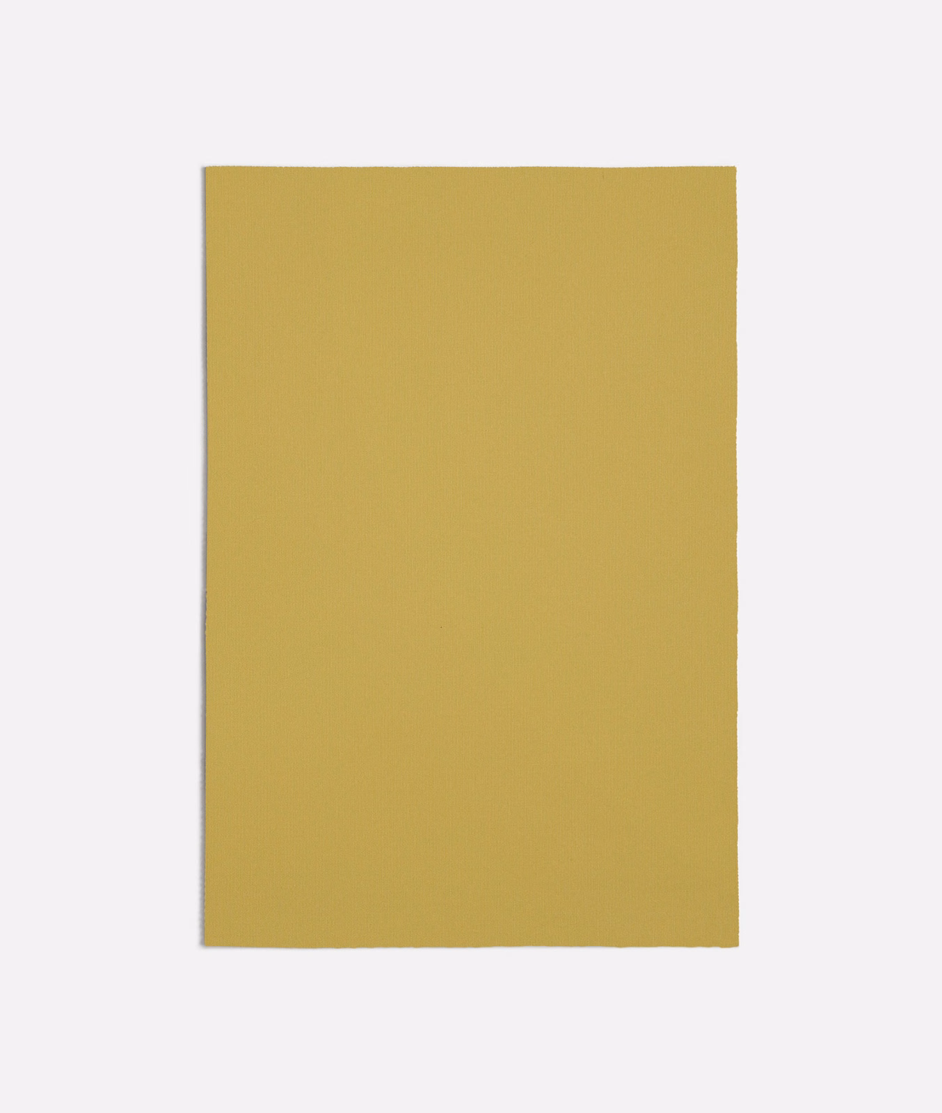 Muted lemon-mustard yellow fabric swatch with an even, fine-grained surface