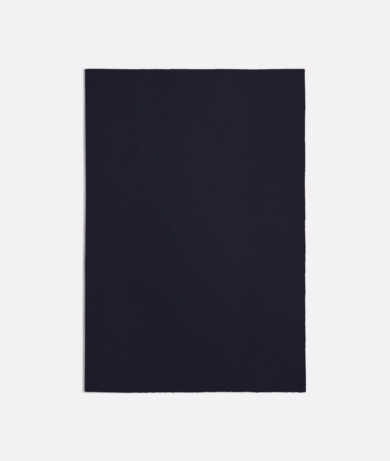 Near-black navy swatch with a subtle, tightly woven matte surface