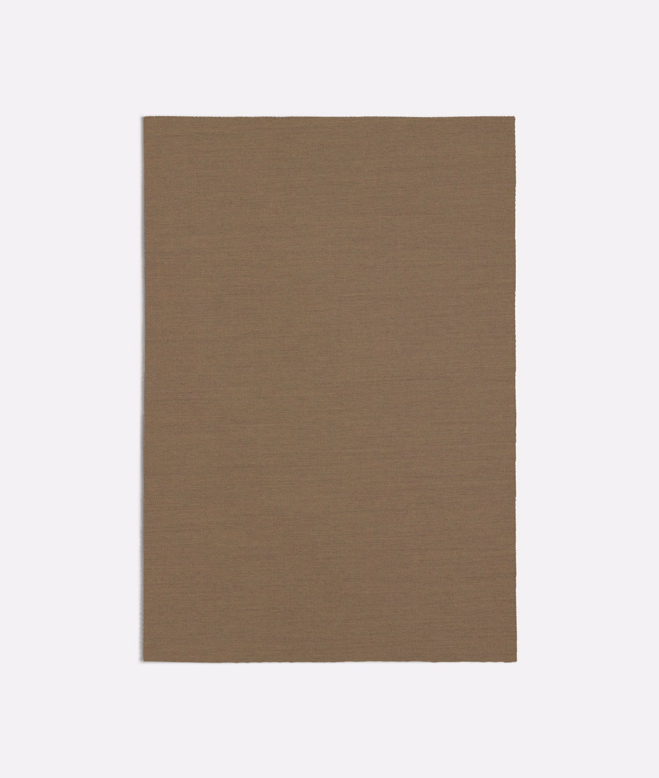 Warm taupe Tela Italiana Sand swatch showing a fine horizontal plain weave