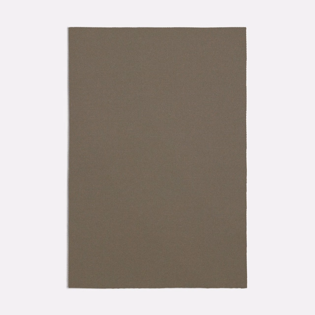 Solid earthy taupe textile with a fine, even matte surface