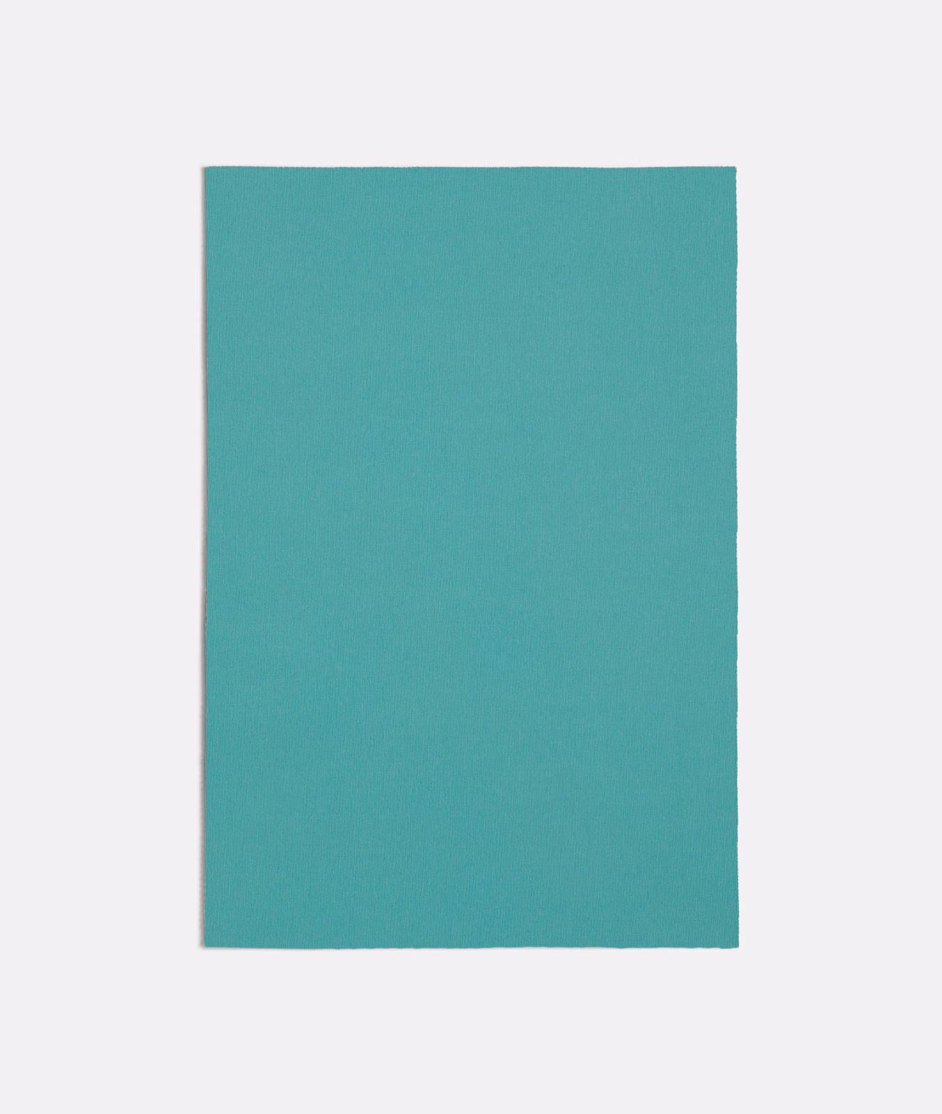 Cool turquoise teal fabric swatch with a fine, subtly textured woven surface