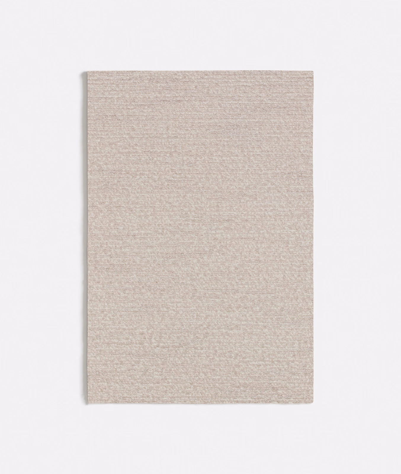 Pale warm taupe woven swatch with subtle horizontal texture and soft slub variation