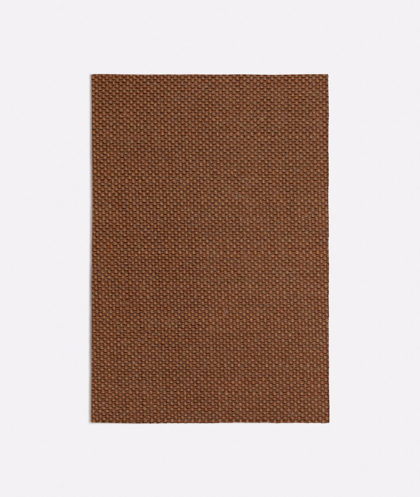 Warm cinnamon-brown swatch with a tiny, tightly patterned woven texture