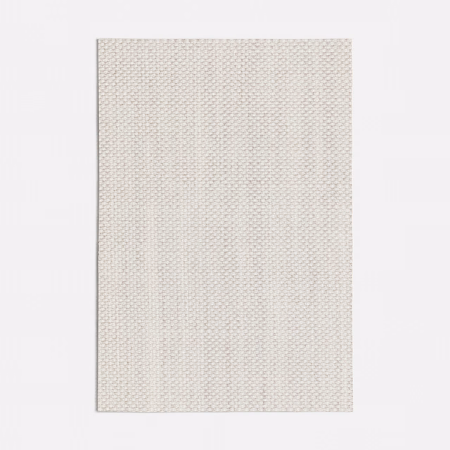 Pale warm-grey Zagora textile with a fine, evenly textured woven grid