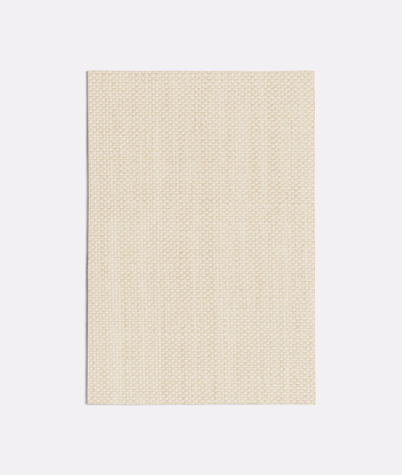 Warm off-white Zagora swatch showing a fine, even woven basket texture