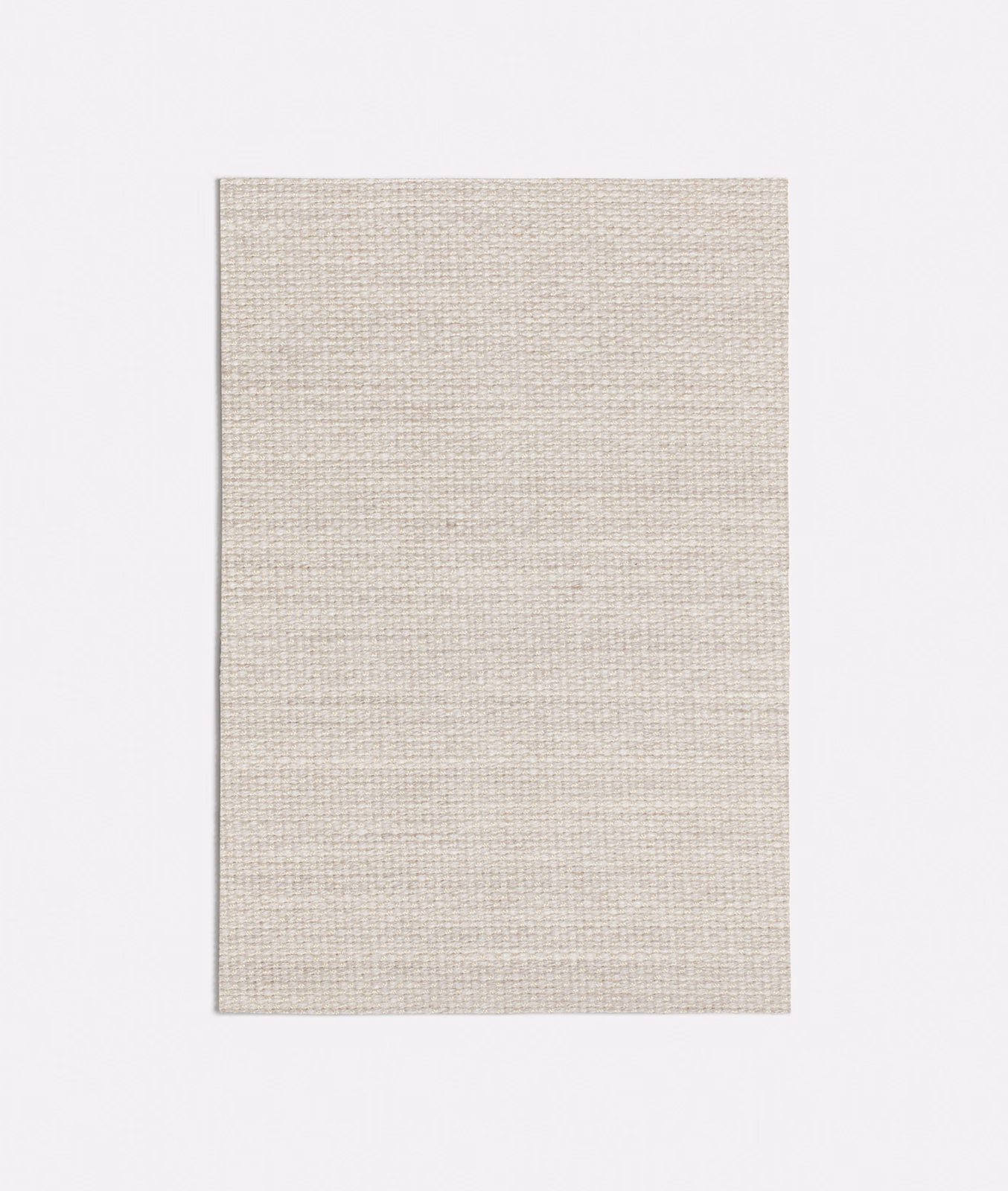 Pale pearl-cream fabric with a fine, tightly woven horizontal and vertical grid