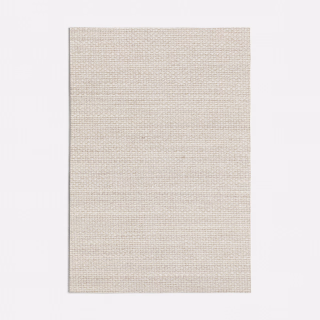 Pale pearl-cream fabric with a fine, tightly woven horizontal and vertical grid