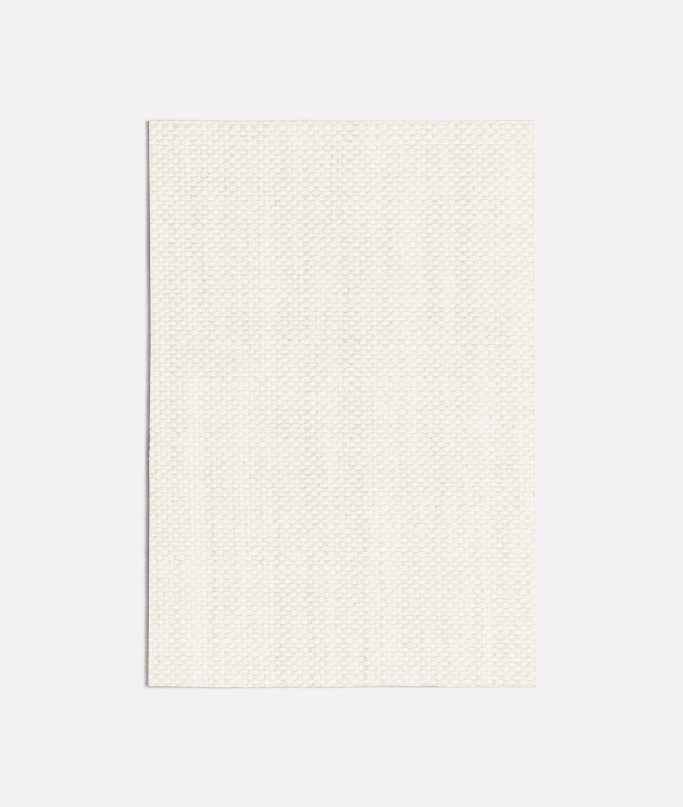 Warm ivory fabric swatch with a fine, tightly woven geometric texture