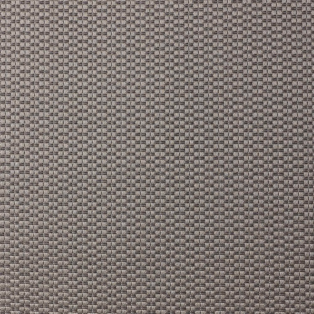 Cool lead-grey woven fabric with tightly packed miniature rectangular grid texture