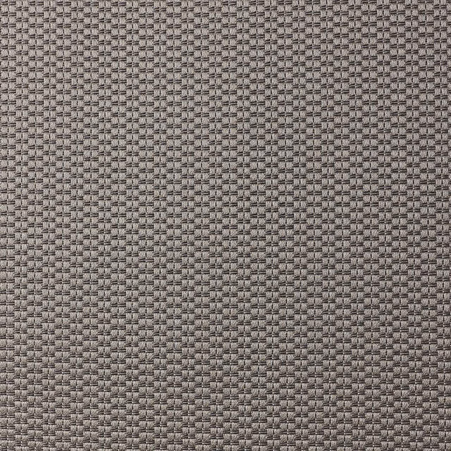 Cool lead-grey woven fabric with tightly packed miniature rectangular grid texture
