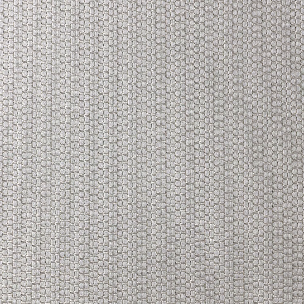 Soft ivory woven fabric with a fine raised rectangular grid texture