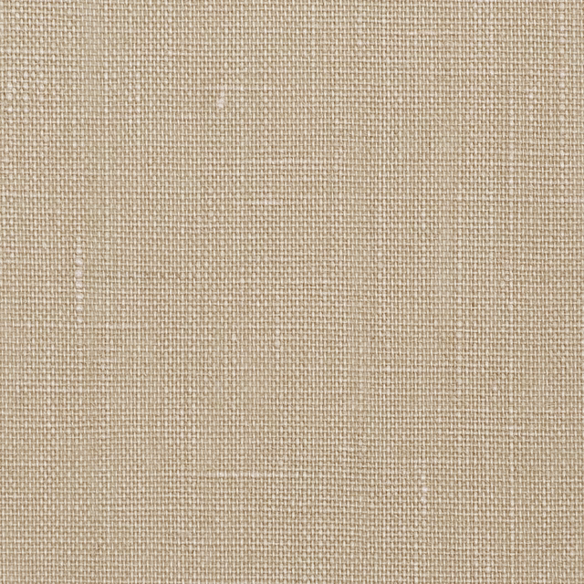 Close-up of warm beige Acromo Wall Naturale fabric with a fine irregular woven grid