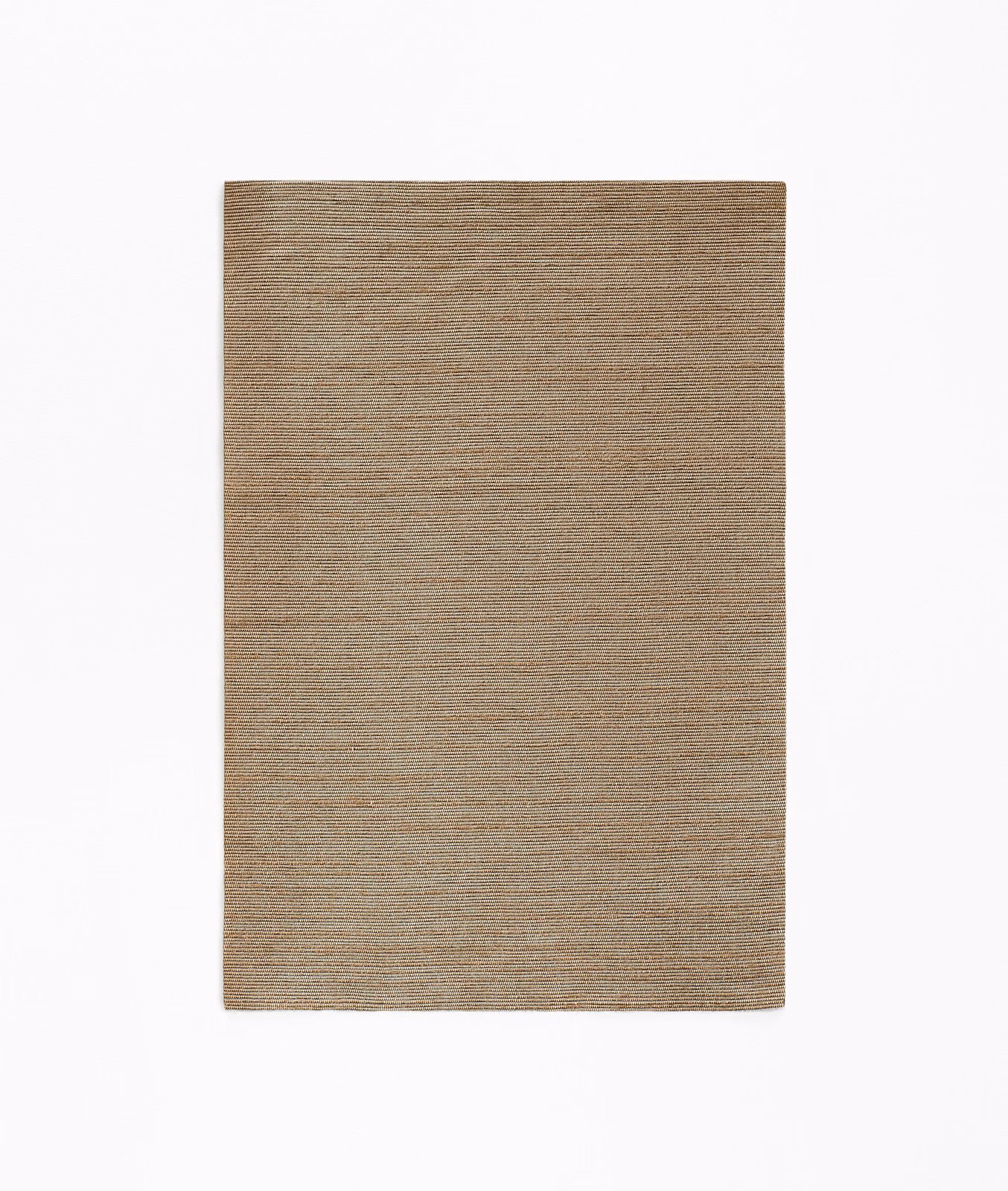 Warm bronze-taupe woven swatch with subtle horizontal slub texture