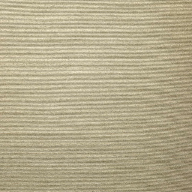 Pearl greige fabric with fine horizontal ribs and a warm, understated gold sheen