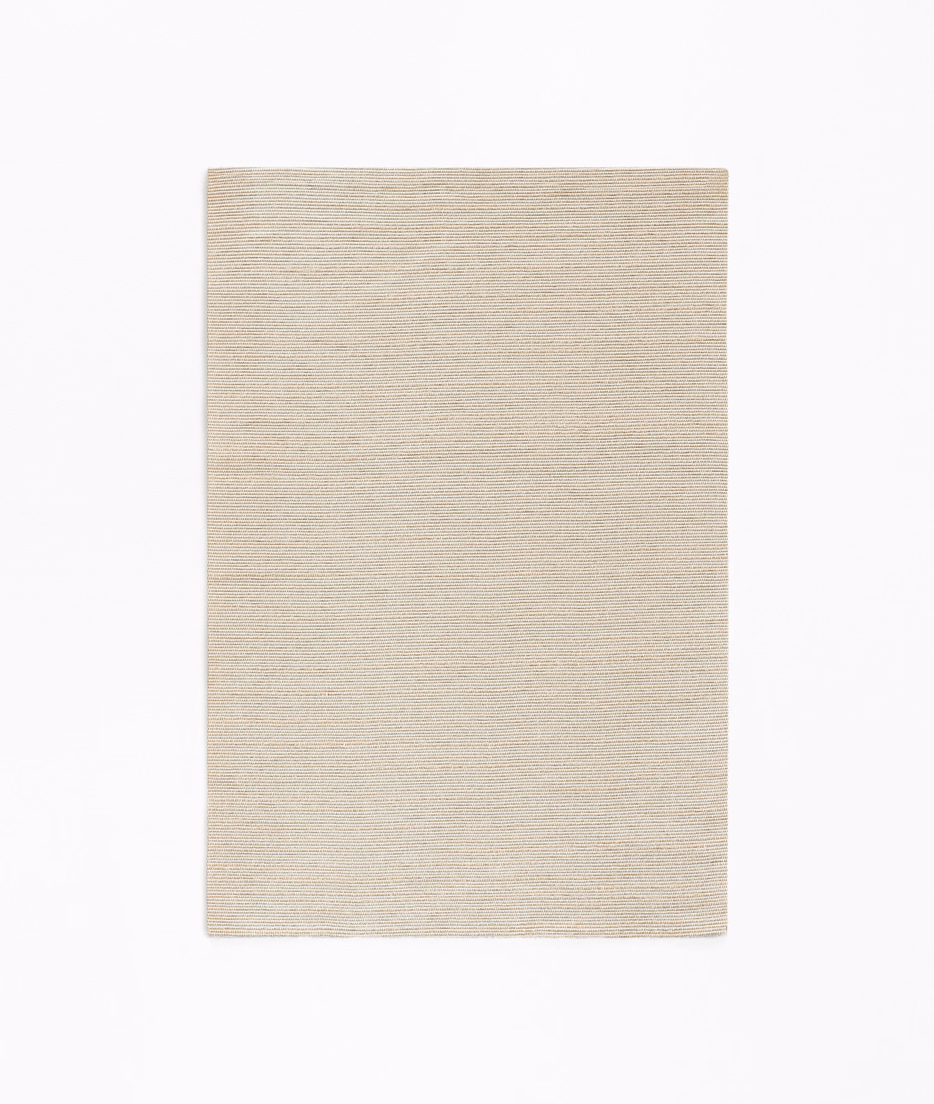 Warm sandy beige swatch showing a fine, subtly horizontal woven texture