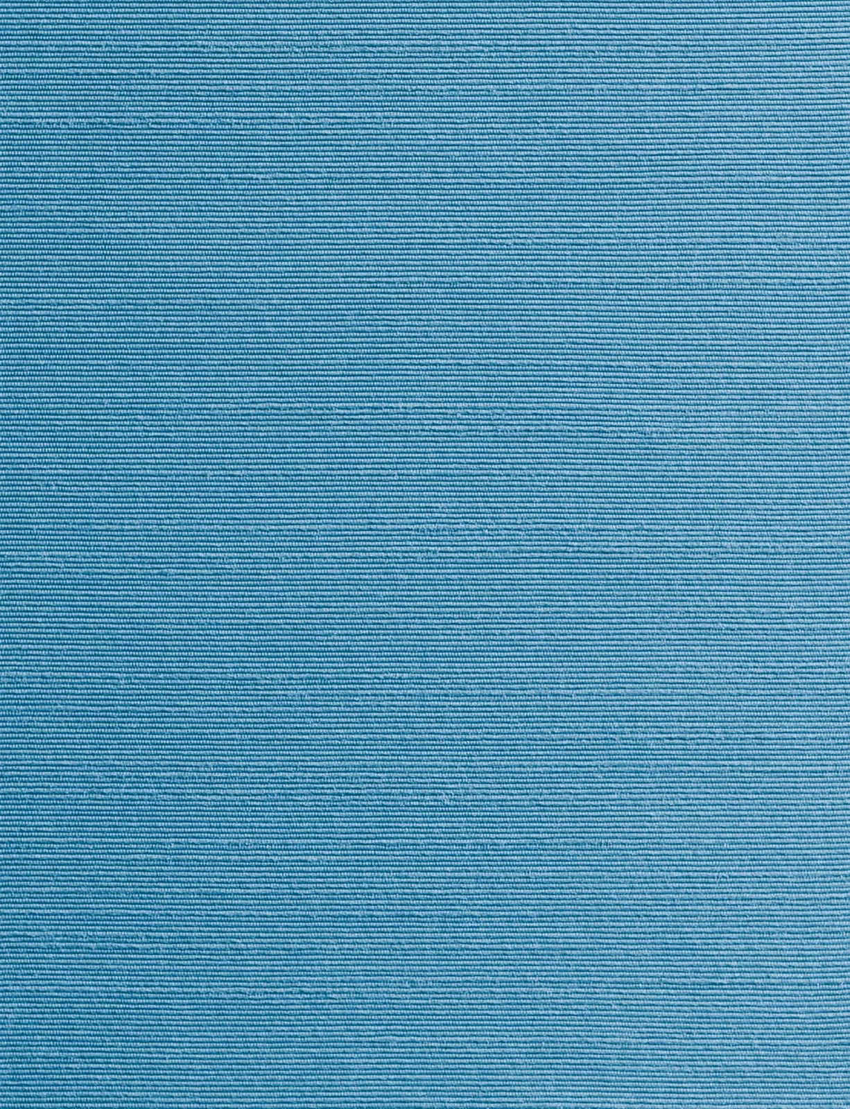 Cool Capri-blue textile with fine horizontal ribbing and softly varied turquoise depth