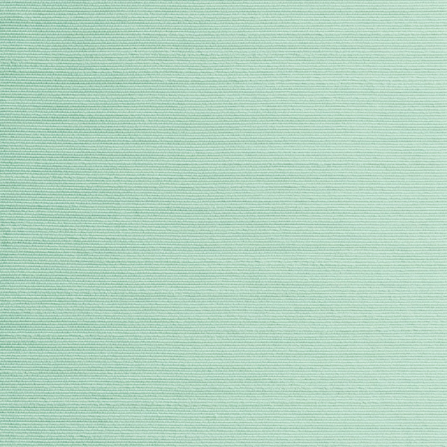 Pale celadon green fabric swatch with fine, closely spaced horizontal ribbing