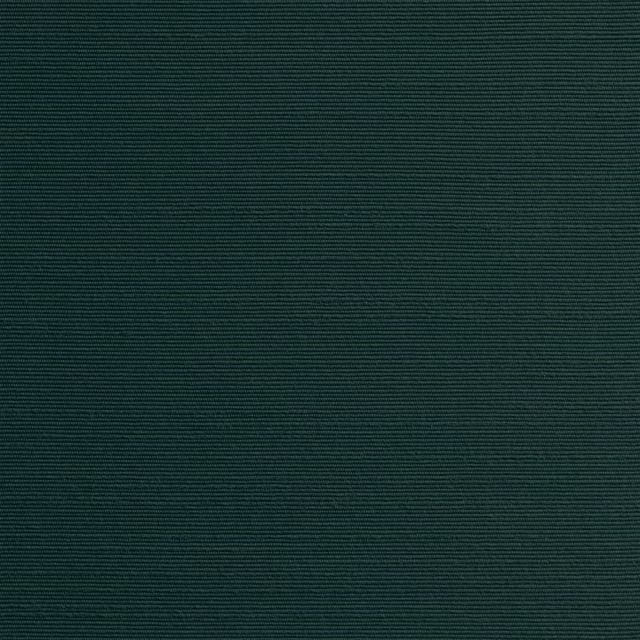 Deep forest green textile with fine, closely spaced horizontal ribs in a dark, even surface