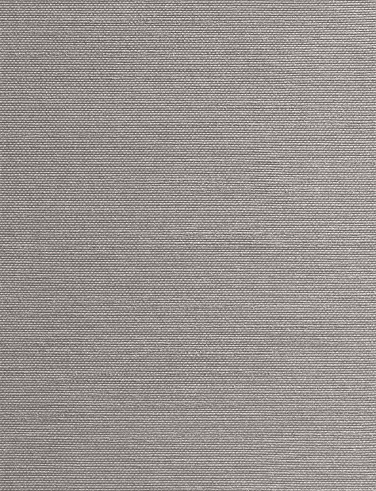 Cool grey-taupe fabric swatch with a fine, tightly ribbed horizontal weave