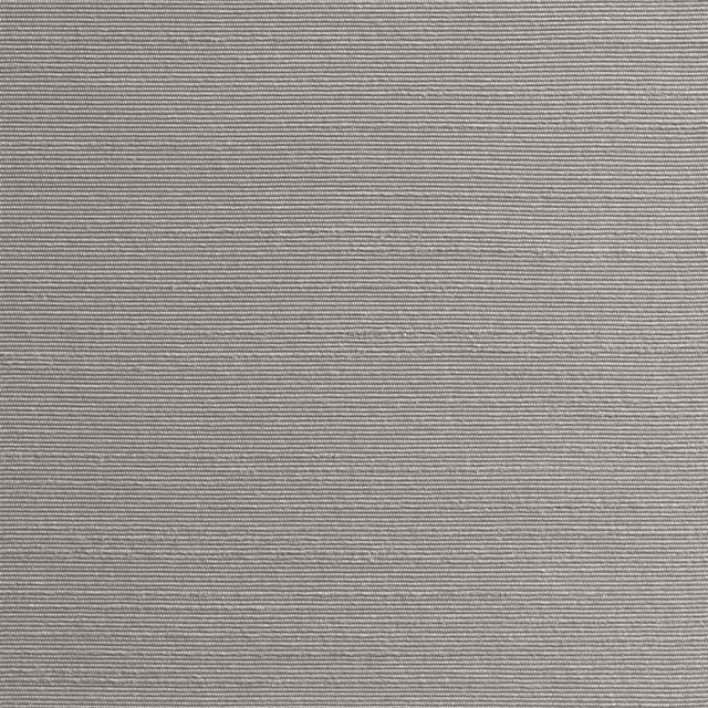 Cool grey-taupe fabric swatch with a fine, tightly ribbed horizontal weave