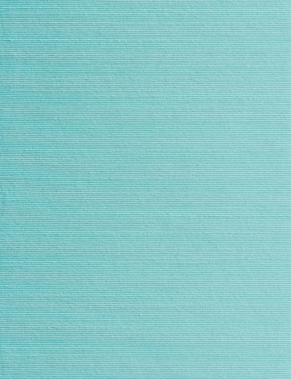 Close view of cool turquoise fabric with fine horizontal ribbing and subtle sheen