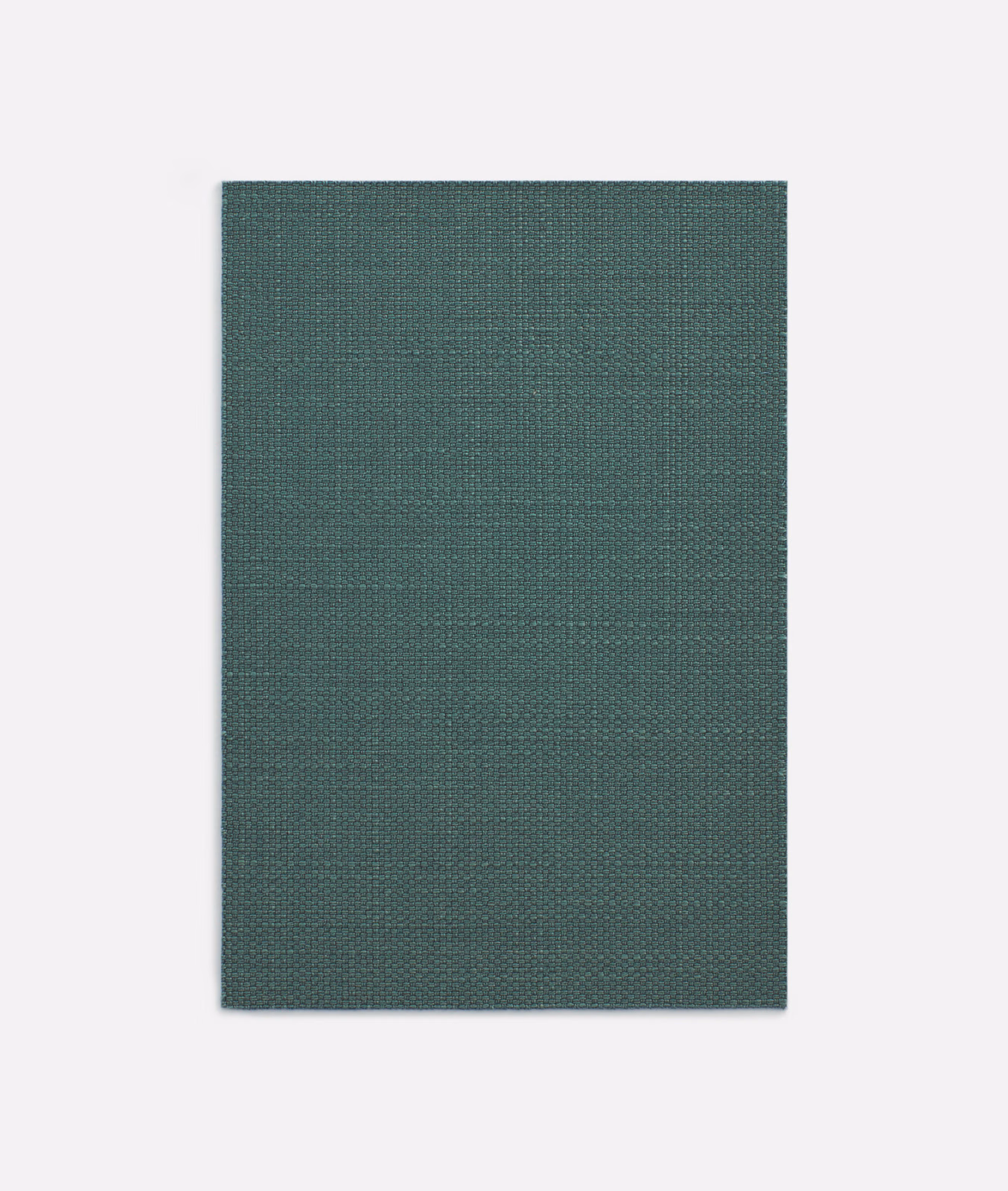 Deep cactus-teal textile with a fine, regular woven texture