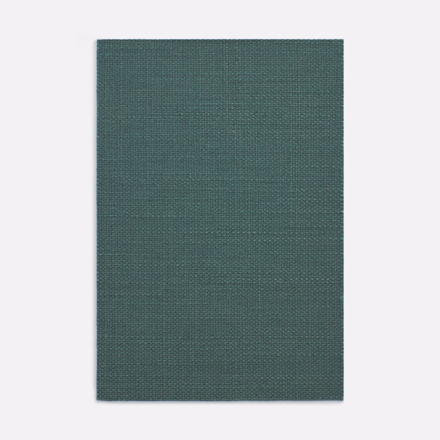 Deep cactus-teal textile with a fine, regular woven texture