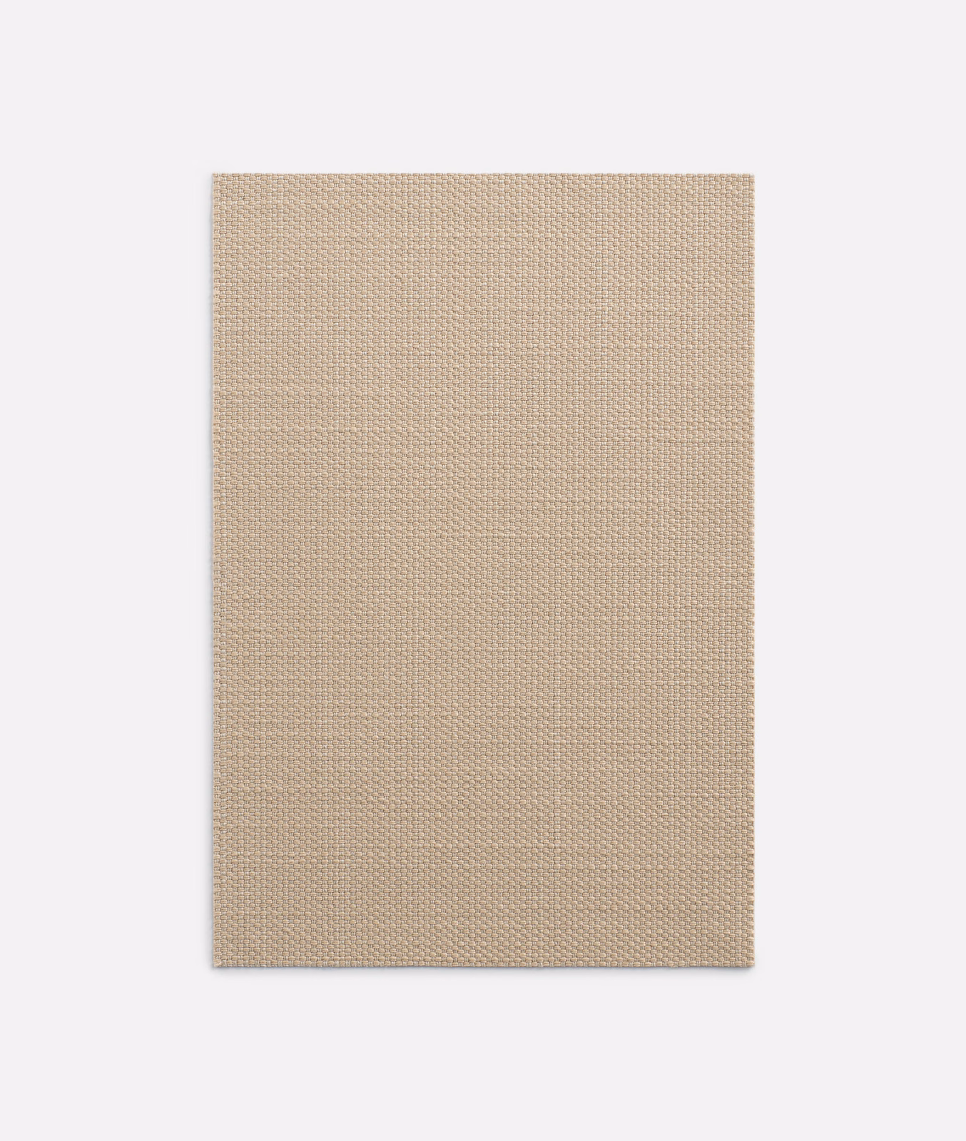 Warm oatmeal-beige plain-weave textile swatch with a fine, even woven texture