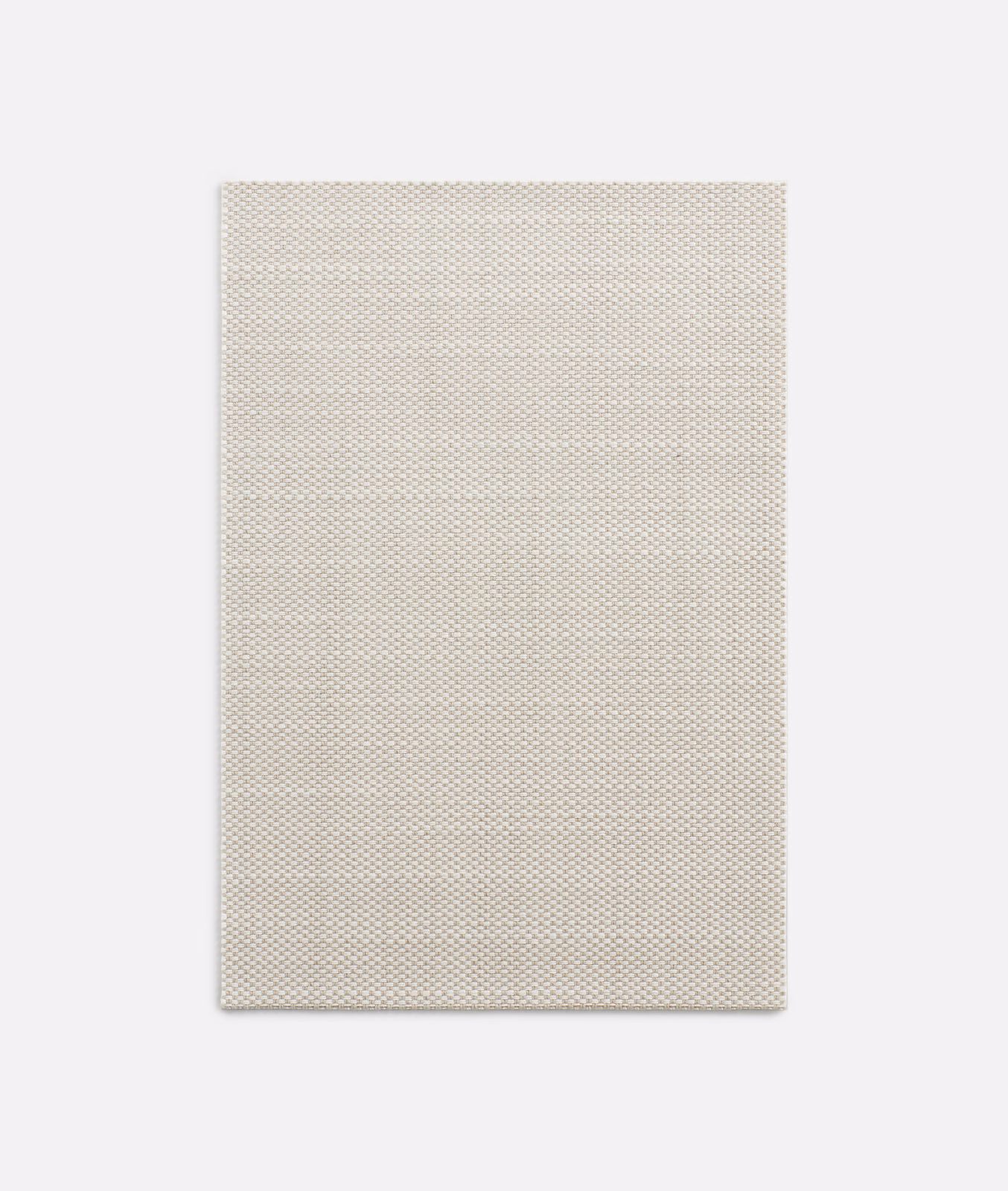 Warm ivory-beige swatch with a fine, tightly patterned micro-weave