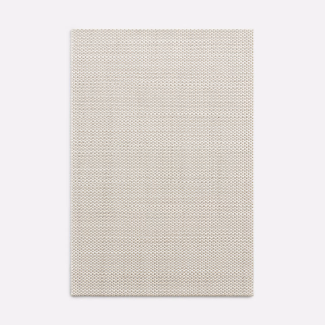 Warm ivory-beige swatch with a fine, tightly patterned micro-weave