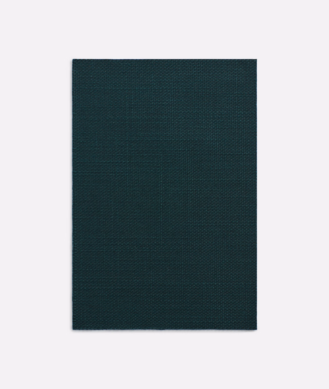 Deep petrol-teal woven swatch with a subtle, tightly grained surface