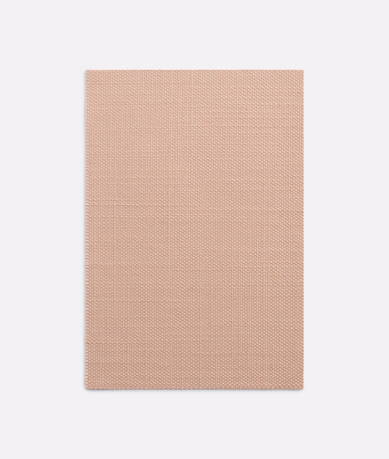 Warm dusty blush-pink swatch with fine pebbled weave and subtle vertical bands
