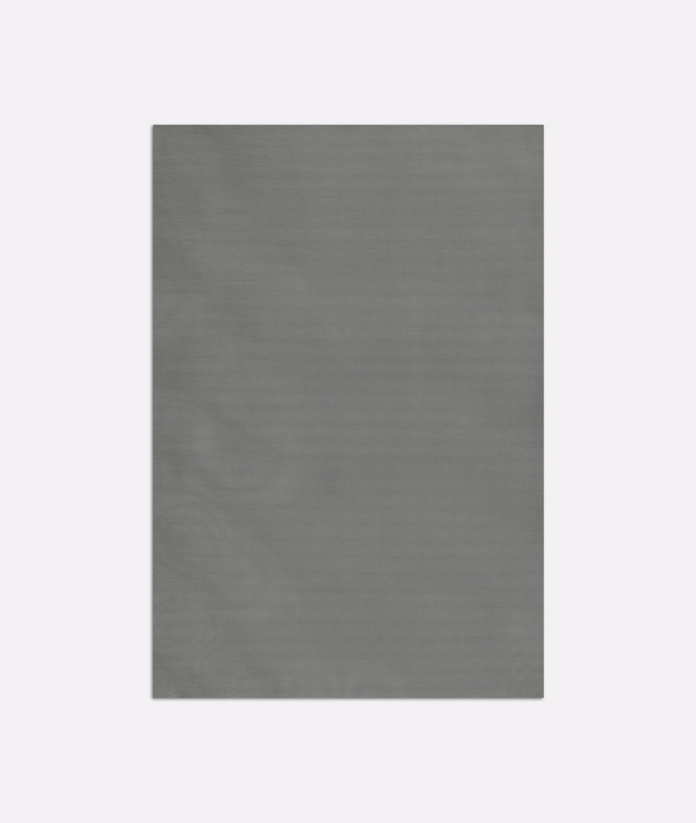 Anthracite grey fabric swatch with fine horizontal striations and softly mottled shading