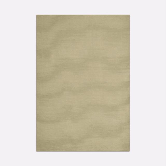Muted bronze-olive fabric with soft horizontal moiré shading and a gentle sheen