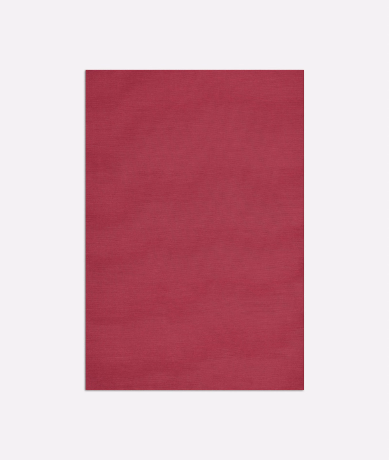 Deep raspberry-magenta textile swatch with fine horizontal woven striations