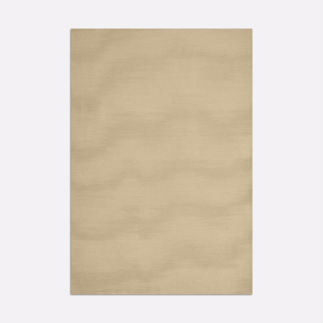 Warm golden-beige fabric swatch with subtle horizontal ripples and a soft woven sheen