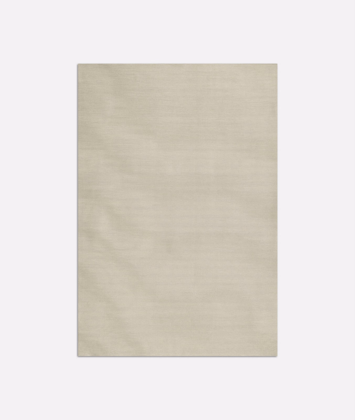 Pale greige swatch with subtle horizontal striations and a softly textured surface