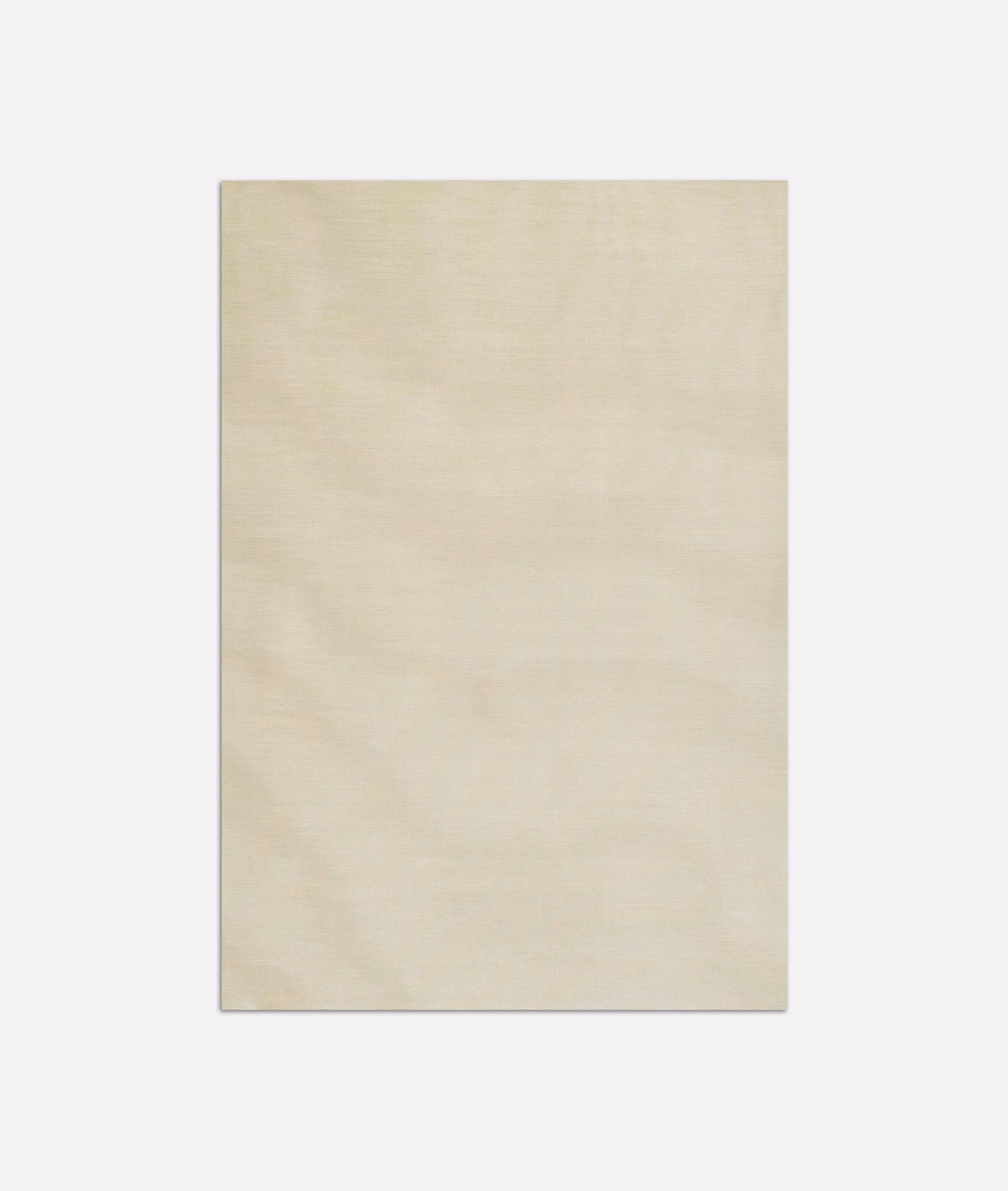 Pale mastice beige textile with faint tonal striations and a soft sheen