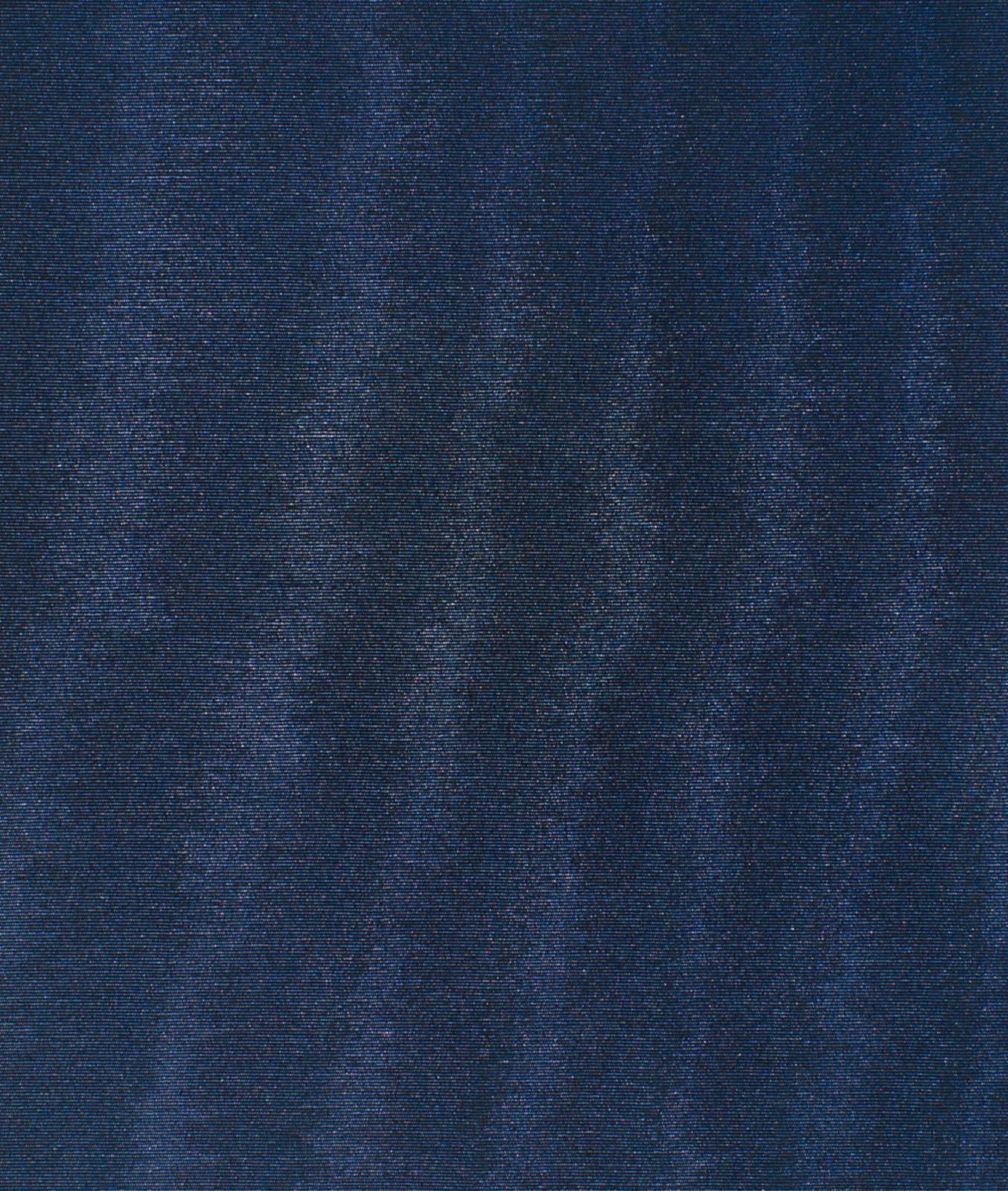 Deep inky blue woven textile with subtle vertical moiré striations and metallic highlights