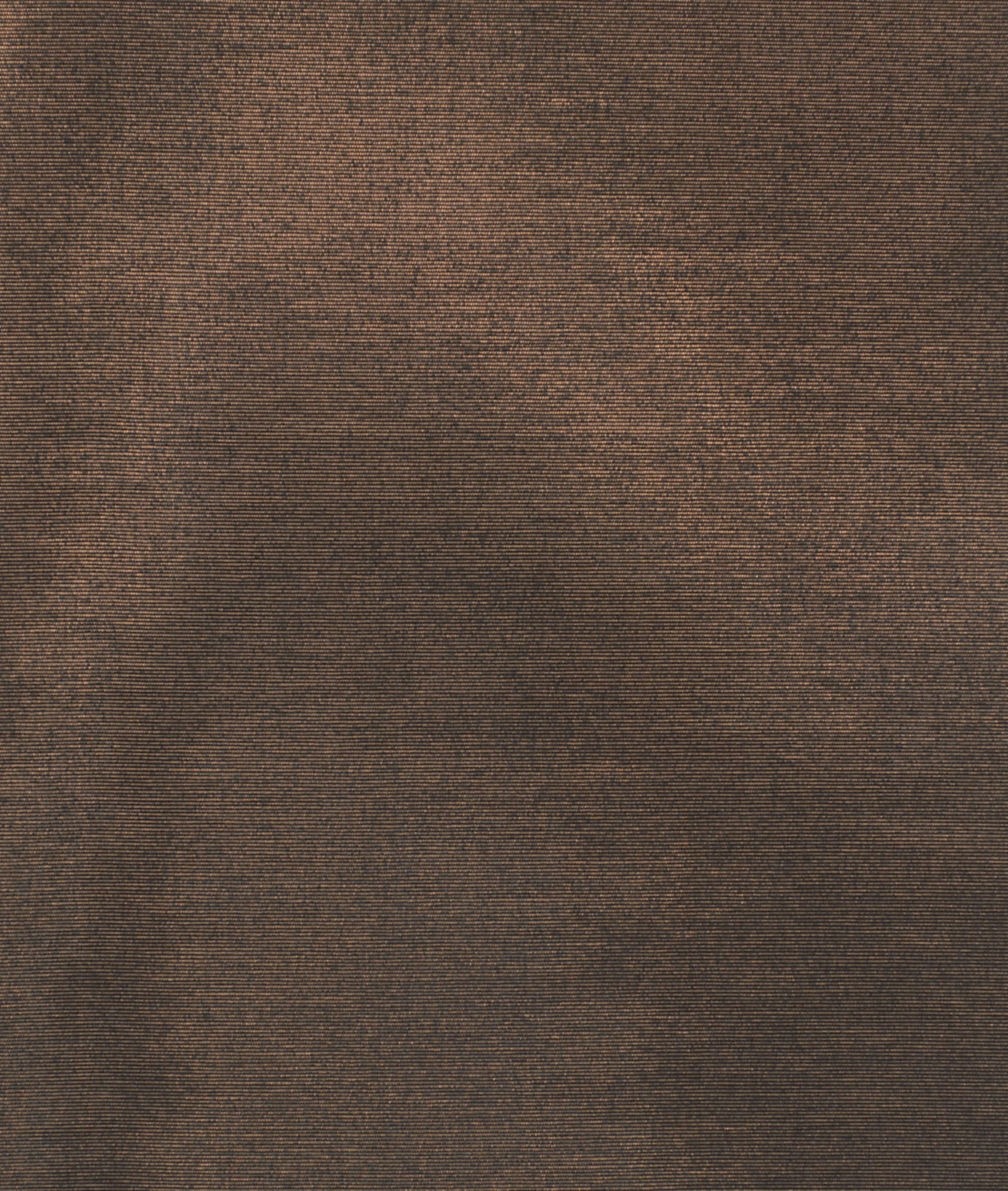 Dark bronze-brown fabric with fine irregular horizontal weave and subtle metallic sheen