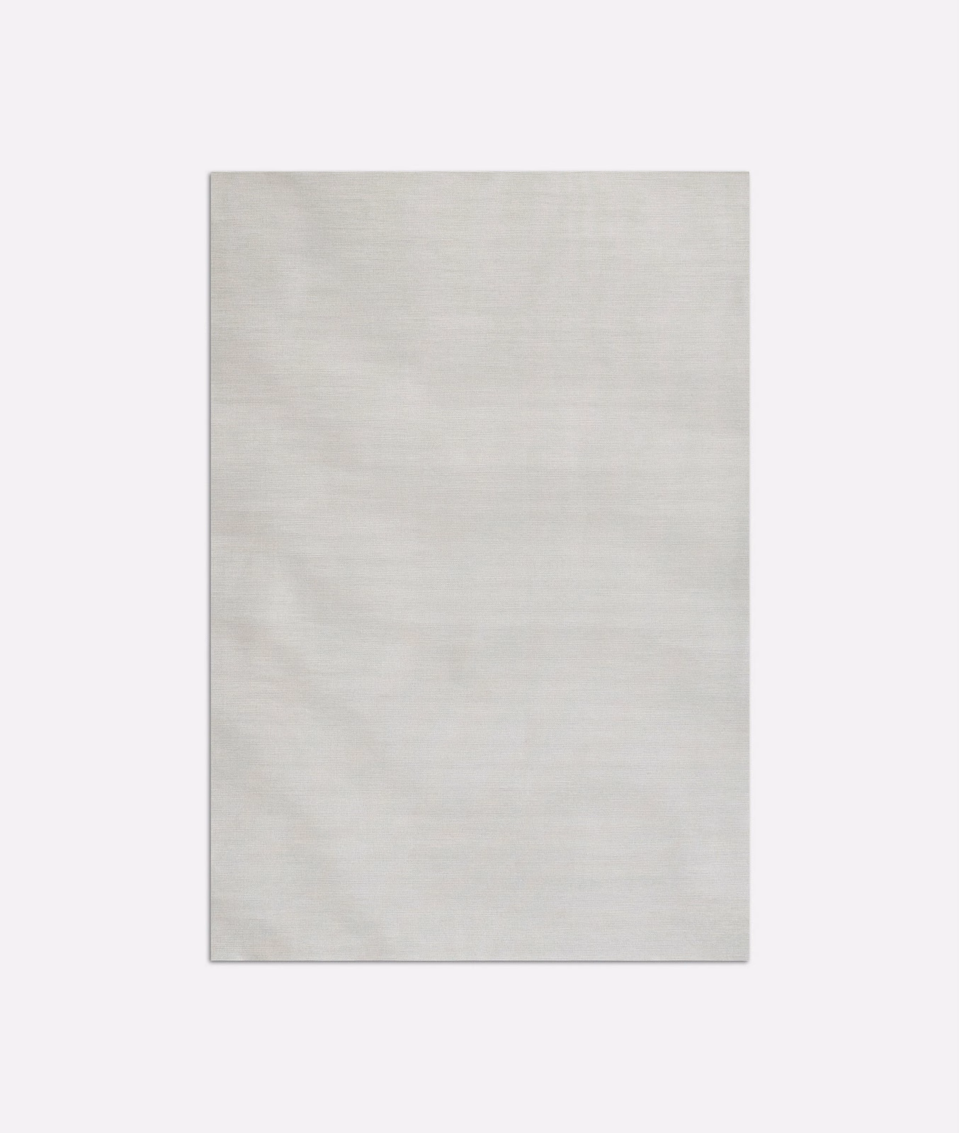 Pale mist-grey Dedar textile with faint horizontal grain and cloudy tonal shifts