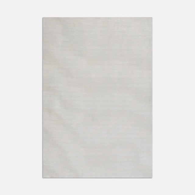 Pale mist-grey Dedar textile with faint horizontal grain and cloudy tonal shifts