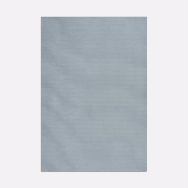 Pale storm-blue grey fabric with soft horizontal moiré-like shading