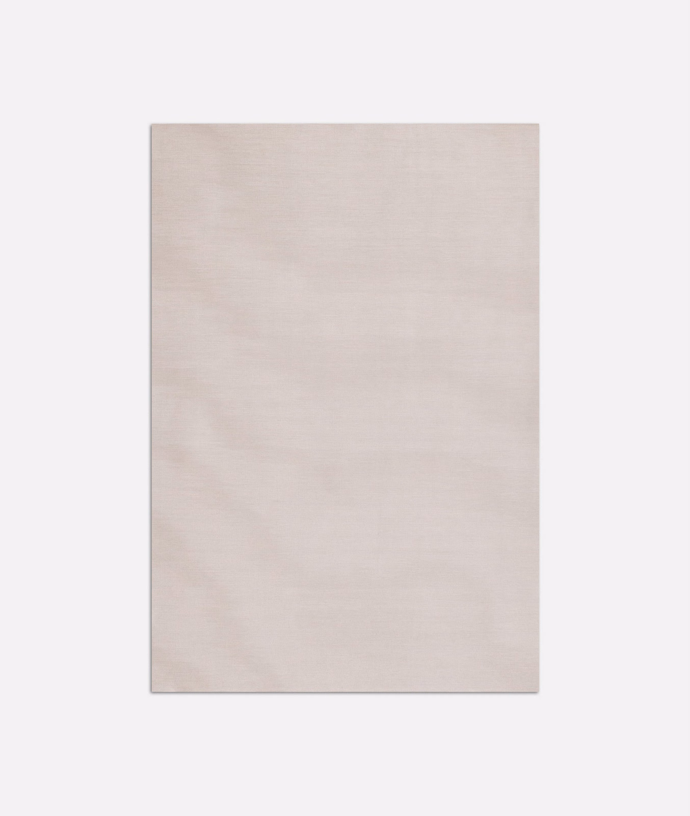 Pale pétale-pink textile swatch with fine horizontal striations and soft sheen