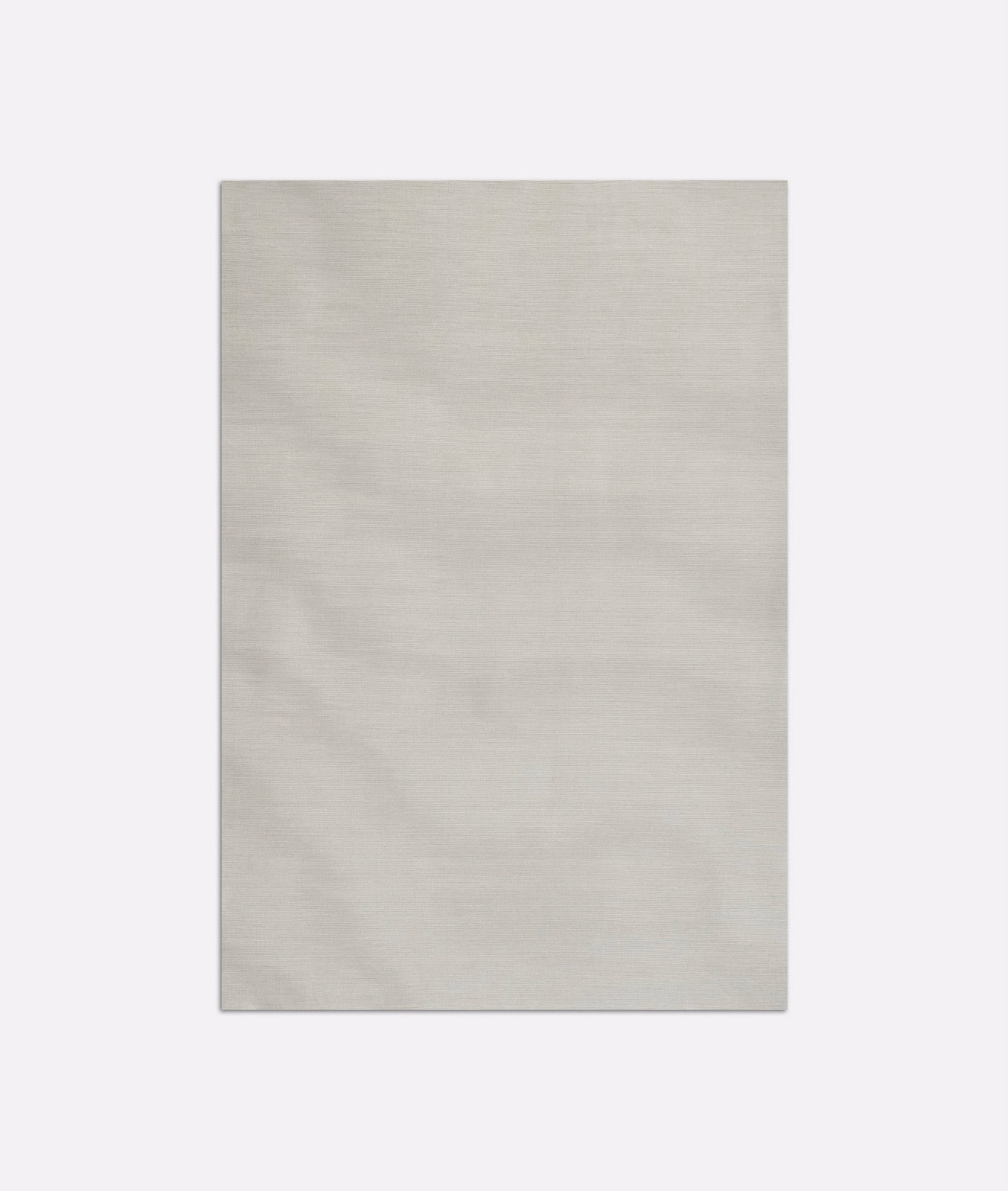 Pale pearl-grey textile with a quiet, softly rippling horizontal moiré surface