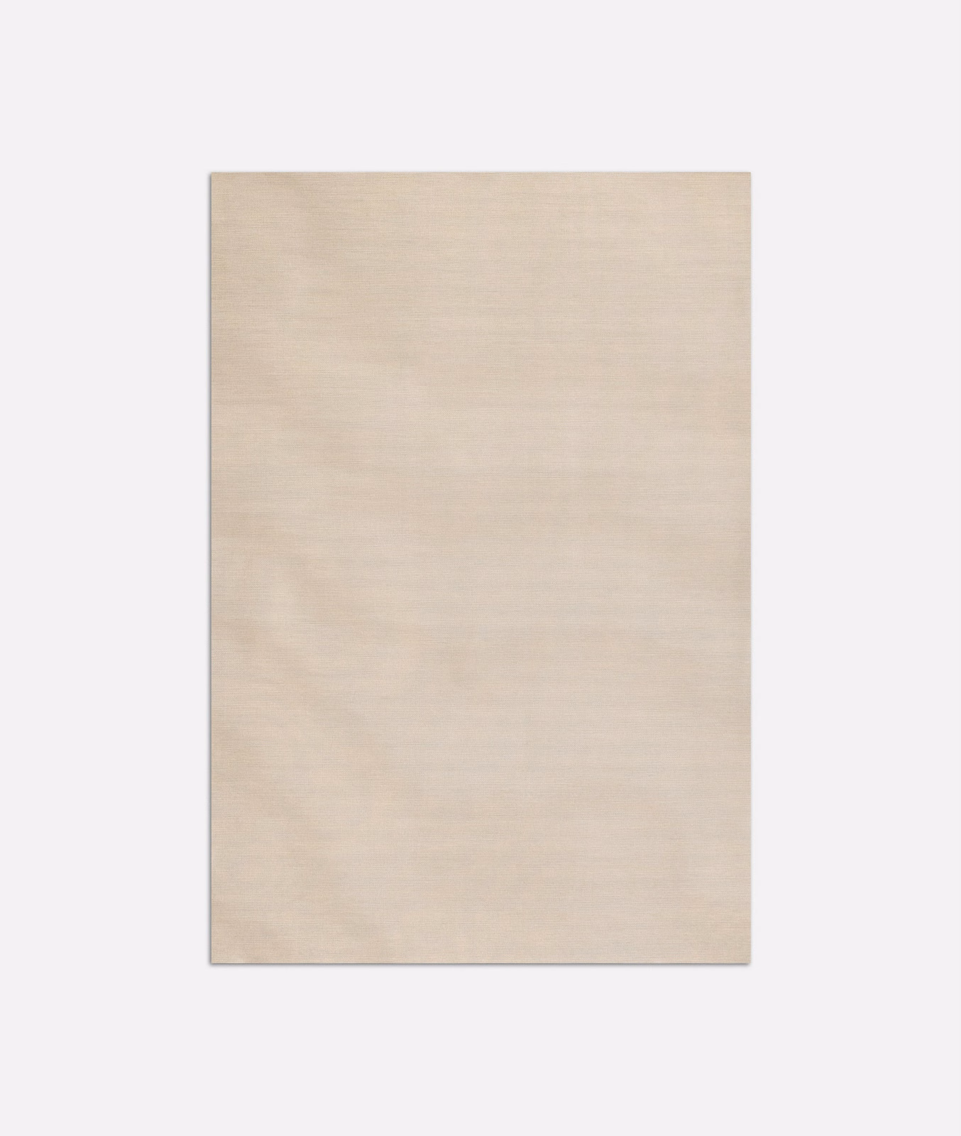 Pale powder-beige woven swatch with soft blush shading and subtle horizontal sheen