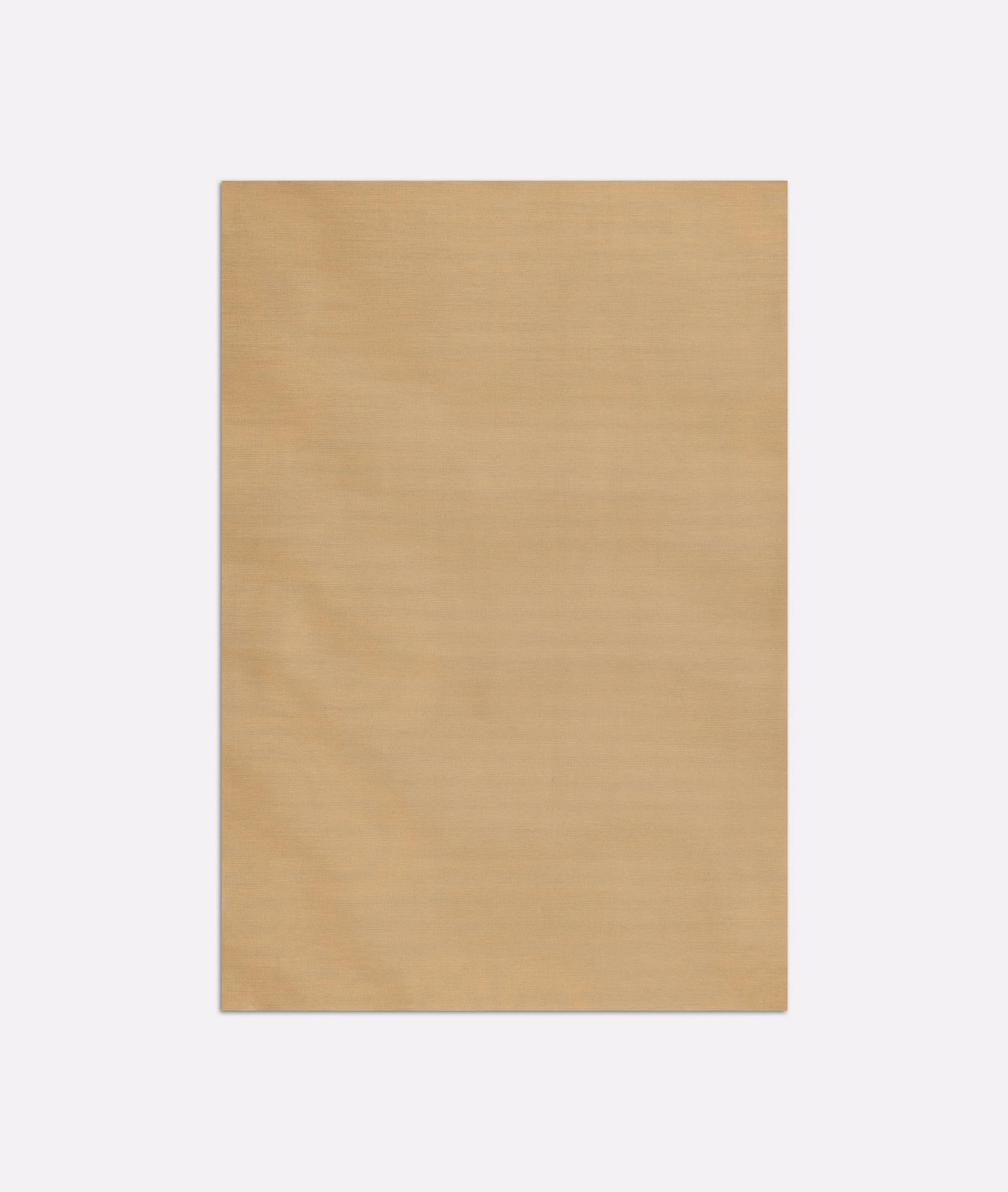 Warm toffee-tan textile with soft sheen and subtle horizontal moiré texture