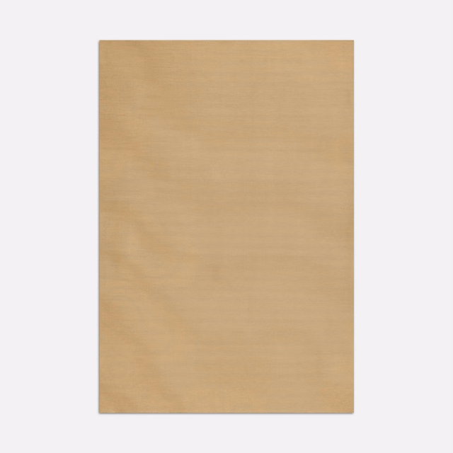 Warm toffee-tan textile with soft sheen and subtle horizontal moiré texture