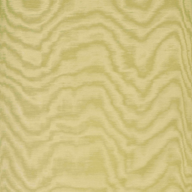 Pale anise-green fabric with softly rippling abstract lines and fine woven texture