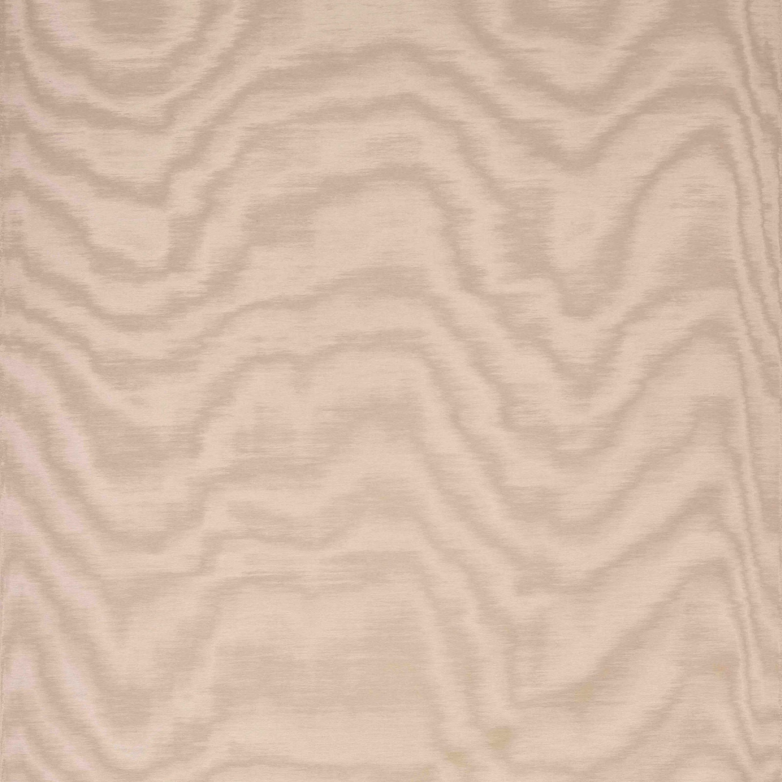 Pale powder-blush fabric with softly rippling taupe waves and fine woven texture